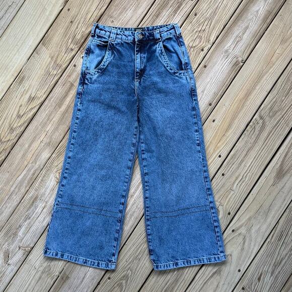 BDG High-Waisted Wide Leg Gaucho Jeans Size 25 Waist - Picture 5 of 12